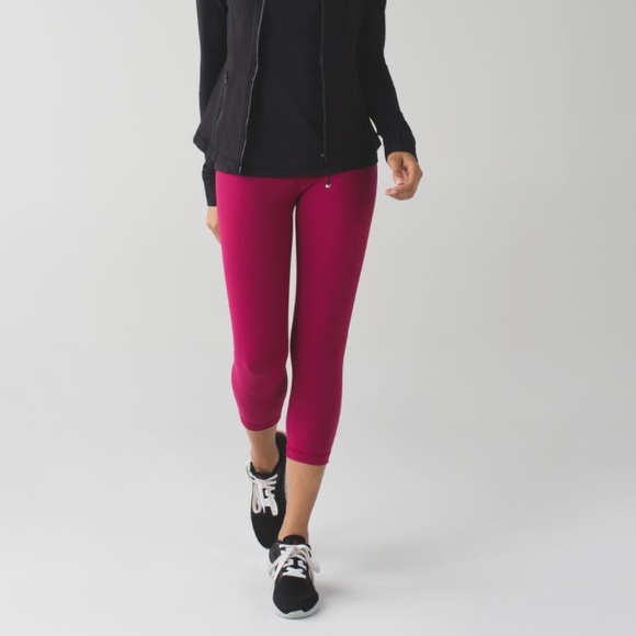 lululemon athletica Pants - • Lululemon • Wunder Under High Rise Berry Rumble